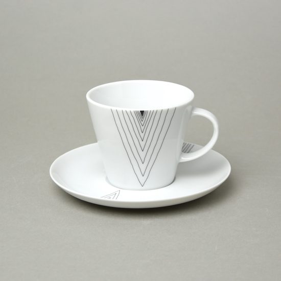 Cupp 220 ml + saucer 16 cm tea, Thun 1794, karlovarský porcelán, TOM 29951