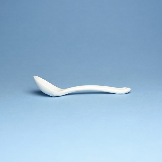 Small Coffee Spoon - Porcelain 12 cm, White Porcelain, Cesky porcelan a.s.