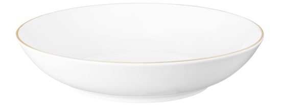Liberty gold line: Plate deep 21 cm, Seltmann porcelain
