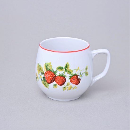 Hrnek Baňák 300 ml, jahody, Český porcelán a.s.