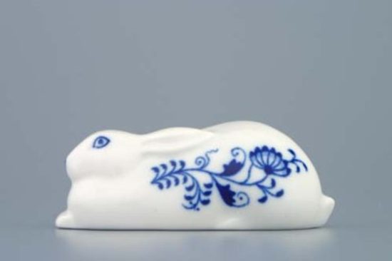 Hare 10 cm, Original Blue Onion Pattern
