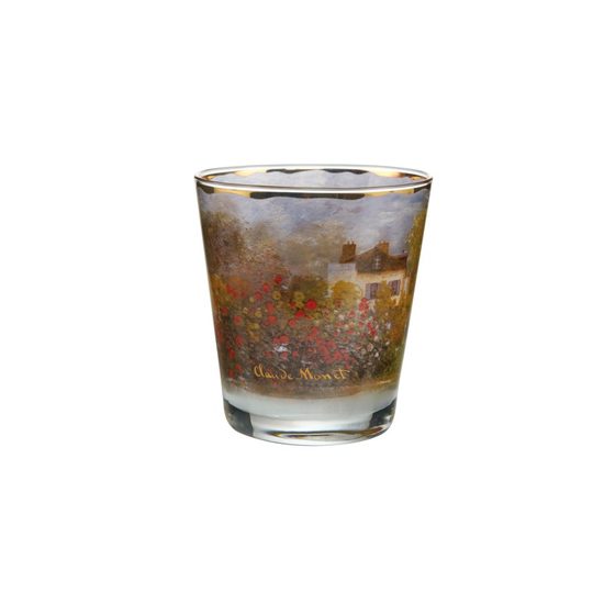 Tealight The Artists House 10 cm, Glass, C. Monet Goebel Artis Orbis