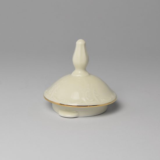 Víčko ke konvi čajové/kávové 1,2 l, Thun 1794, karlovarský porcelán, BERNADOTTE ivory zlato