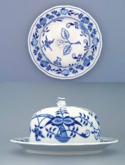 Cheese dose 2 pieces, Original Blue Onion Pattern, QII