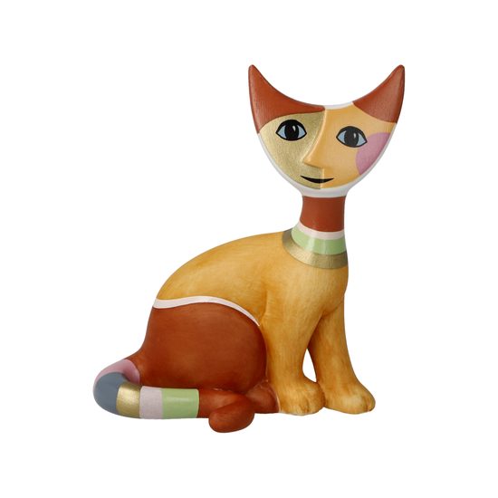 Cat Pablo 7 / 4.5 / 8cm, biscuit china, Cats Goebel R. Wachtmeister