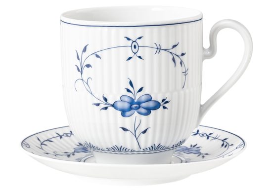 Hrnek 350 ml + podšálek 16 cm, Amina slaměnka, porcelán Seltmann