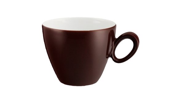 Espresso cup and saucer, Trio 23602 Dark Chocolate, Seltmann Porcelain