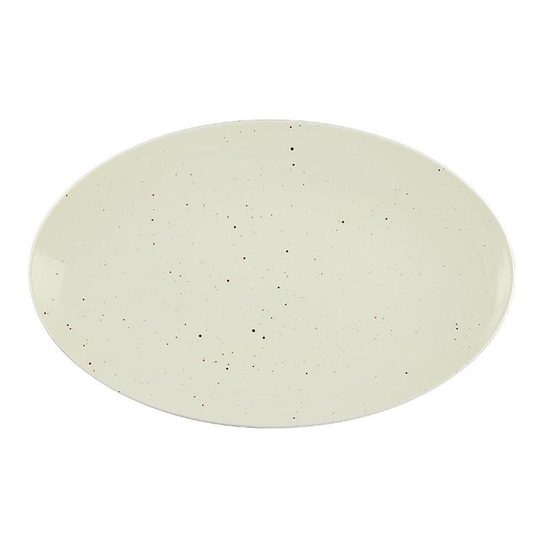 Platter oval 40 x 25 cm, Life Champagne 57010, Seltmann Porcelain