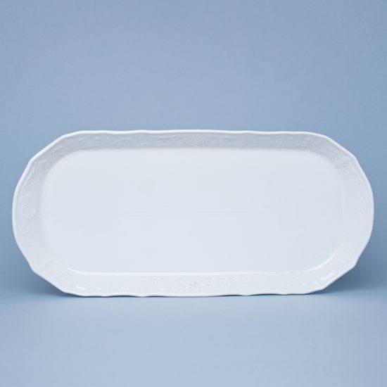 Frost no line: Tray 37 cm, Thun 1794 Carlsbad porcelain, BERNADOTTE