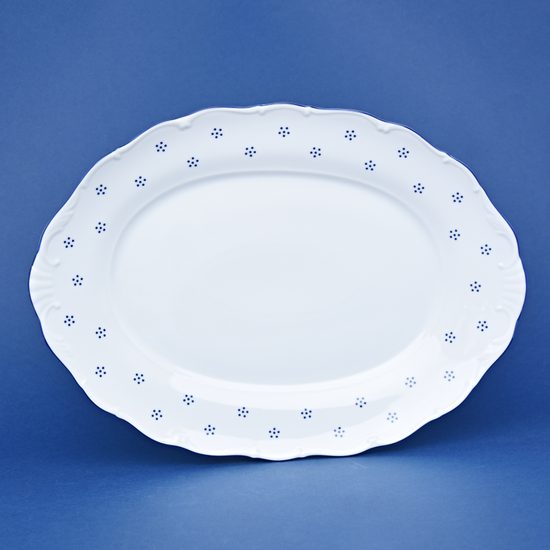 Dish flat oval 36 cm, Verona Valbella, G. Benedikt 1882