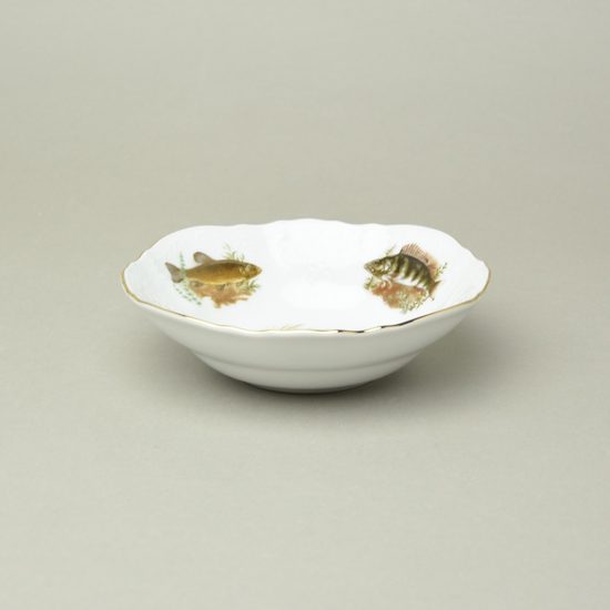 Bowl 16 cm, Thun 1794, karlovarský porcelán, BERNADOTTE fishing
