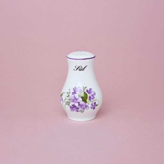 Salt Shaker 7,5 cm, Violet, Cesky porcelan a.s.