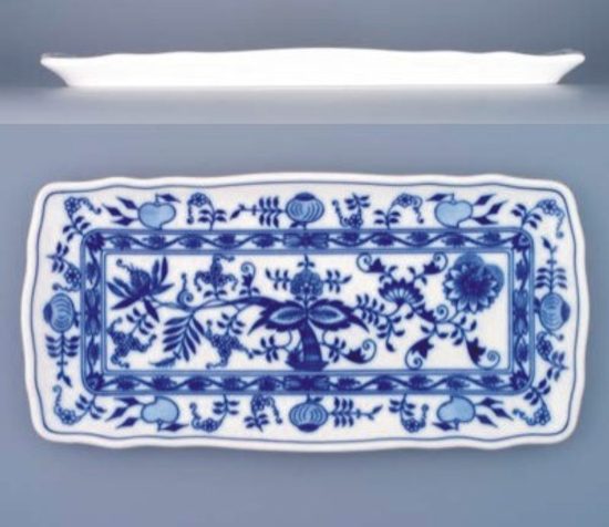 Tray square 33 x 16 cm, Original Blue Onion Pattern, QII