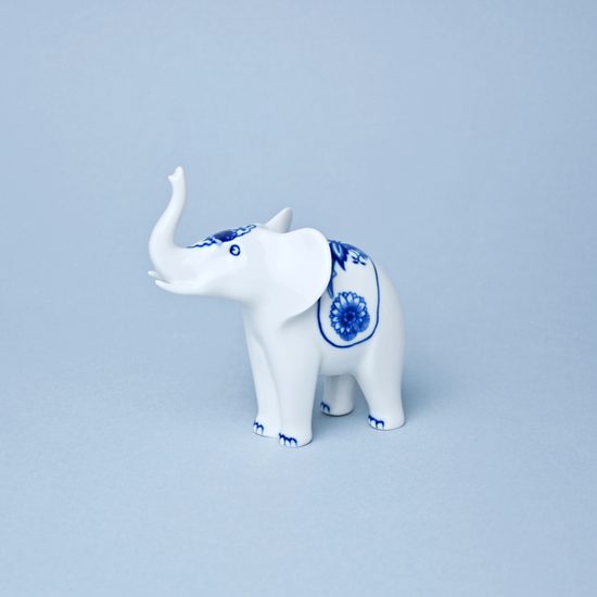 Elephant I. 12 cm, Original Blue Onion Pattern
