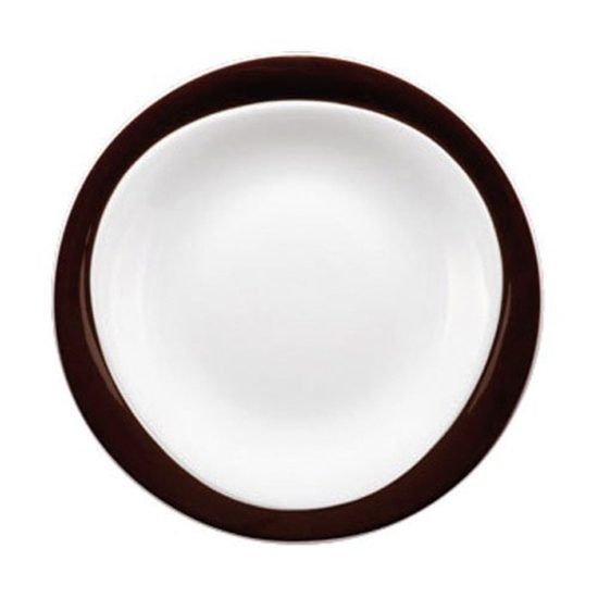 Plate dessert 23 cm, Trio 23602 Dark Chocolate, Seltmann Porcelain