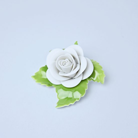 Růžička na stůl - bílá 7 x 7,5 x 3,5 cm, Porcelánové figurky Unterweissbacher