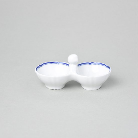 Double-bowl salt/pepper, Thun 1794, karlovarský porcelán, ROSE 80283