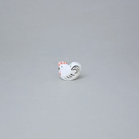 Rooster mini 2,5 x 1 x 2,1 cm, Pastel, Royal Dux Bohemia
