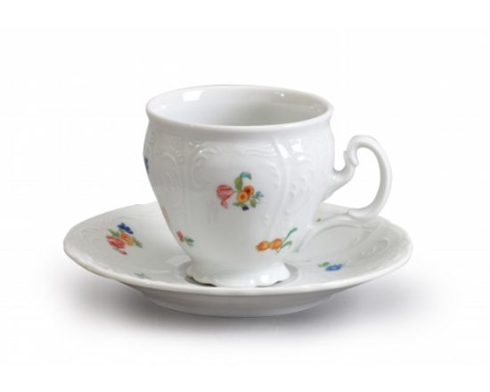 Cup and Saucer 220 ml / 16 cm, Thun 1794 Carlsbad Porcelain, BERNADOTTE hazenka