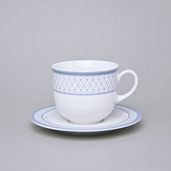 Cup tea / coffee tall 230 ml and saucer 15,5 cm, Thun 1794, OPAL 80144