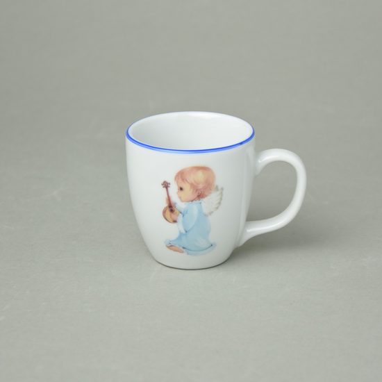 Mug Harry mini 80 ml, Angel - blue, Český porcelán a.s.