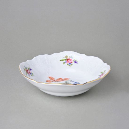 Miska 19 cm, Thun 1794, karlovarský porcelán, BERNADOTTE míšeňská růže