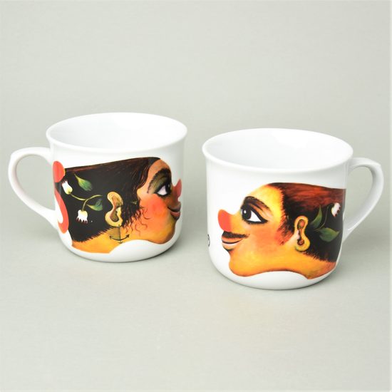 Mug Warmer 0,6 l 2 pcs. Courtship of Clowns by Emma Srncová, Cesky