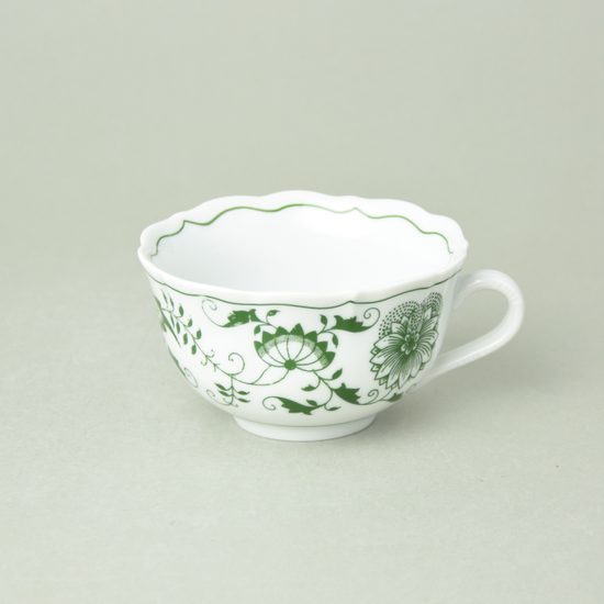Cup low C/1 0,20 l for tea, Green Onion Pattern, Cesky porcelan a.s.
