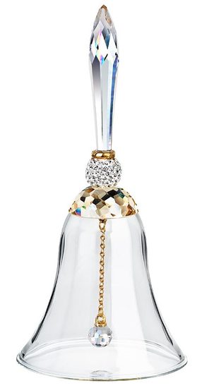 Christmas Bell 142 x 70 mm, Crystal Gifts and Decoration PRECIOSA