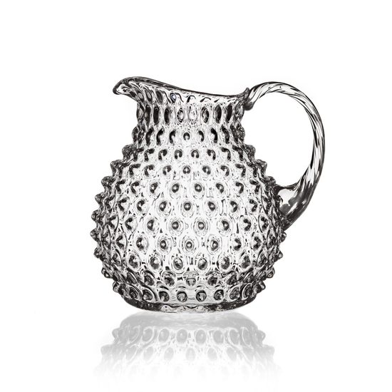 Crystal jug large 2,6 l, Polka Dot, Sklárna Květná 1794