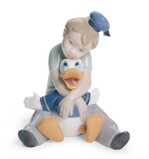 Daydreaming with Donald, 12 x 9 cm, NAO porcelain figures