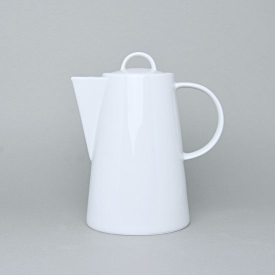 Pot coffee 1,2 l, Thun 1794 Carlsbad porcelain, TOM white