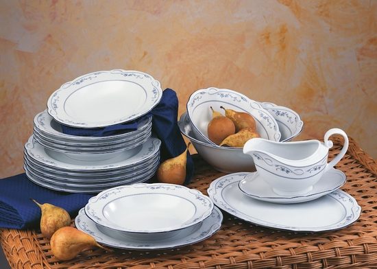 Dining set for 6 persons (16 Pcs), Desiree 44935, Seltmann Porcelain