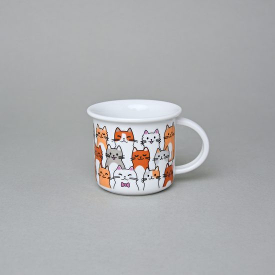 Hrnek Tina mini 100 ml, Kočky, Český porcelán a.s.