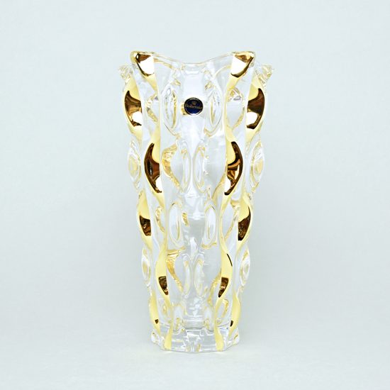 Váza Rhapsody 30,5 cm zlacená, RoyalCrystal