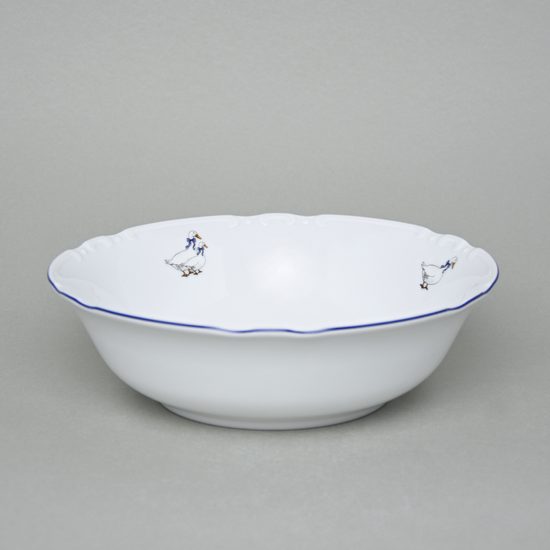 Constance husy, Mísa 23 cm hluboká, Thun 1794, karlovarský porcelán