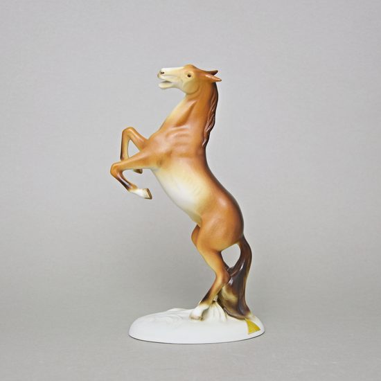 Horse (small) 12,5 x 7 x 20 cm, pastel, Porcelain Animal Figures Duchcov