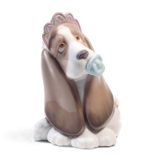 Dog - Little Princess, 10 x 7 x 7 cm, NAO Porcelain Figures
