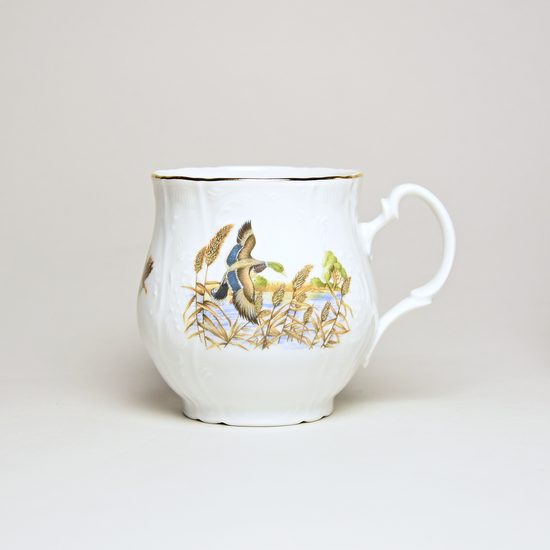 Hrnek Jonáš 310 ml, 1 ks - náhodný motiv, Thun 1794, karlovarský porcelán, BERNADOTTE myslivecká