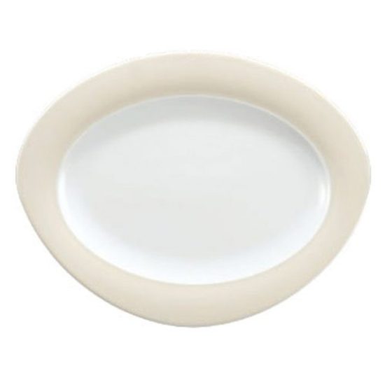 Platter oval 31 cm, Trio 23600 Vanilla, Seltmann Porcelain