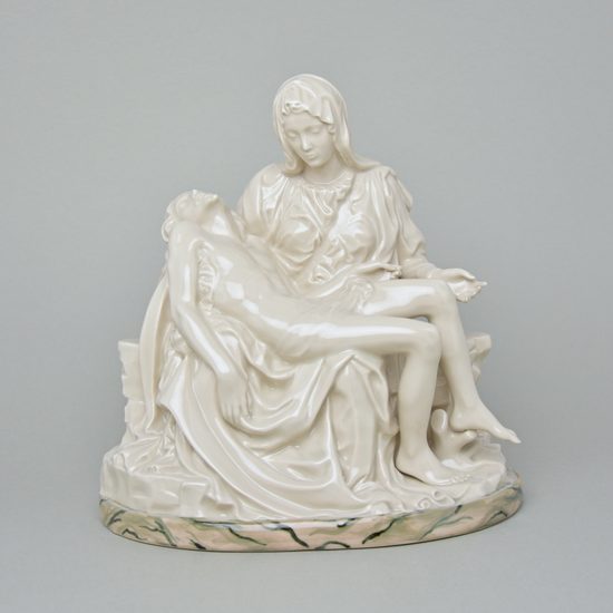 Pieta, 16,8 x 24,9 x 27,4 cm, Luxor, Porcelain Figures Duchcov