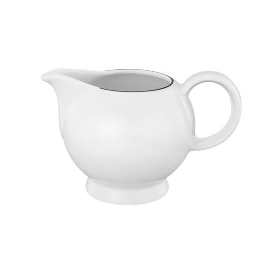 Creamer 0,23 l, Lido Black Line, Seltmann Porcelain