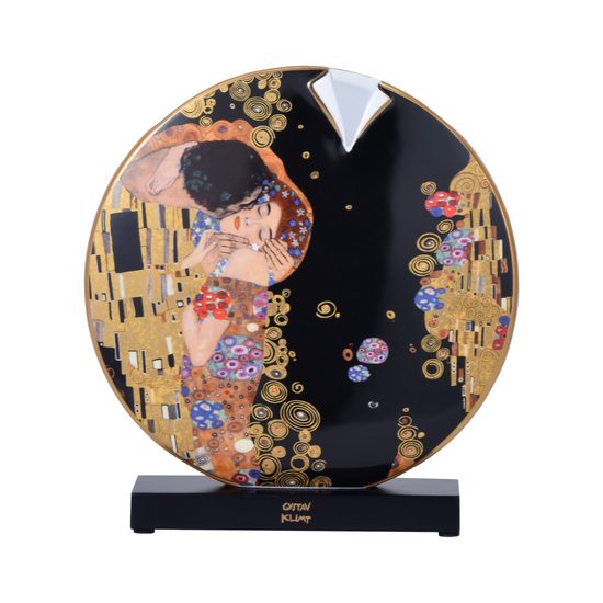 Vase Gustav Klimt - The Kiss / Tree of Life, 21 / 6 / 22,5 cm, Porcelain, Goebel