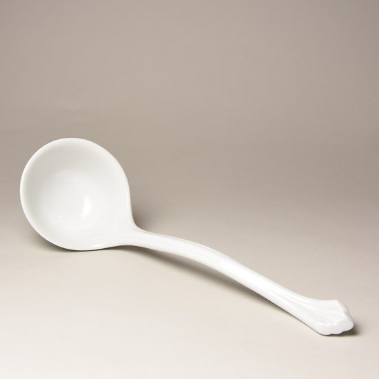 Ladle porcelain 32 cm, rokoko white, Český porcelán a.s.