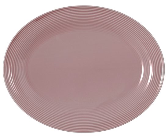 Beat old rose: Oval plate 35 x 28 cm, porcelain Seltmann