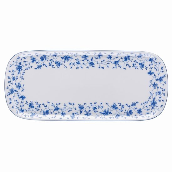 Tray 35 cm, FORM Sugar 1382 Blaublüten, Arzberg porcelain