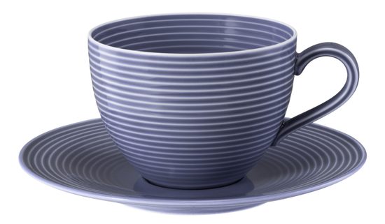 Beat modrá lilac: Šálek 350 ml + podšálek 16,5 cm, porcelán Seltmann