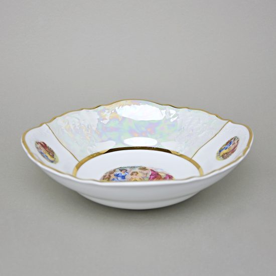 The Three Graces: Bowl 23 cm, Thun 1794 Carlsbad porcelain, BERNADOTTE