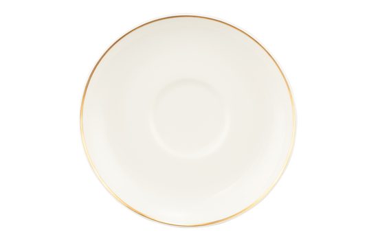 Saucer 13 cm, Savona fine diamond with gold line, Seltmann porcelain