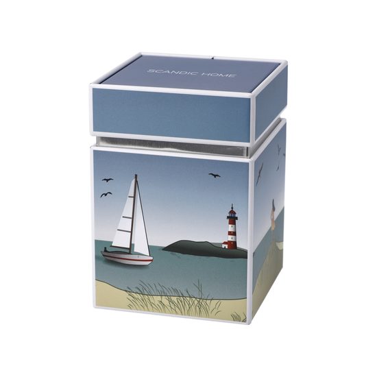 Tea tin Ocean love 7,5 / 7,5 / 11 cm, Goebel
